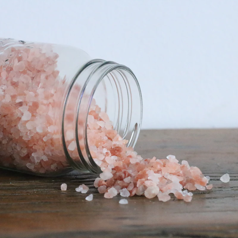 Rose & Himalayan Salt Soak — Front view