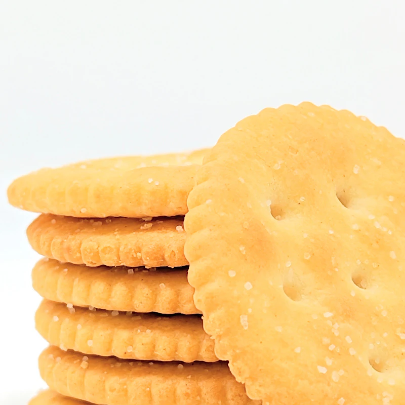 Rosemary Sea Salt Crackers — Front view